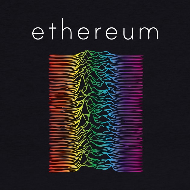 Ethereum Rainbow Waves by fuseleven